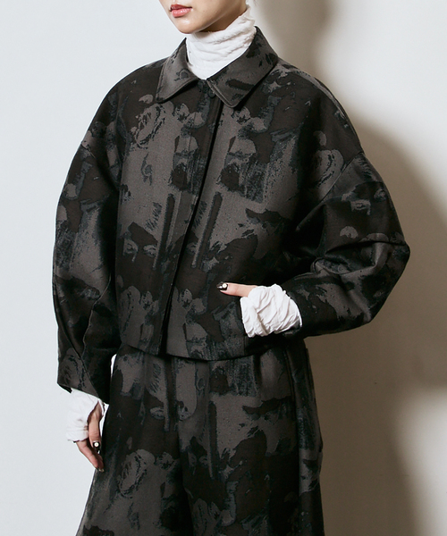SEEALL(シーオール)の「SEEALL COACH JACKET SAW51/BL101:ジャケット(その他アウター・レディース・チャコールグレー・38)」の6枚目の写真