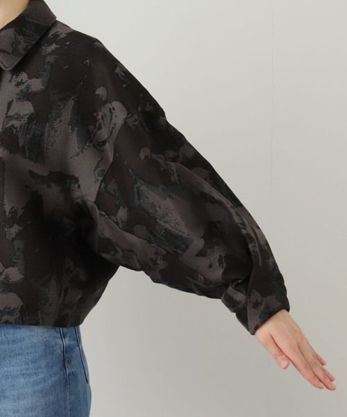 SEEALL(シーオール)の「SEEALL COACH JACKET SAW51/BL101:ジャケット(その他アウター・レディース・チャコールグレー・38)」の12枚目の写真