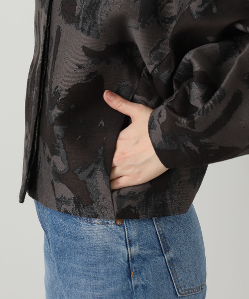 SEEALL(シーオール)の「SEEALL COACH JACKET SAW51/BL101:ジャケット(その他アウター・レディース・チャコールグレー・38)」の13枚目の写真