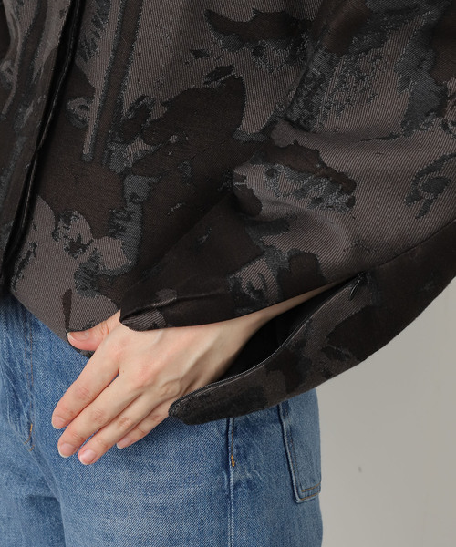 SEEALL(シーオール)の「SEEALL COACH JACKET SAW51/BL101:ジャケット(その他アウター・レディース・チャコールグレー・38)」の14枚目の写真