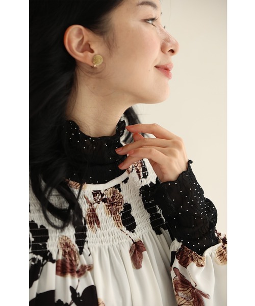 cawaii(カワイイ)の「あなたを引き立てる 宝石インナー(Tシャツ/カットソー・レディース・ホワイト/ブラック・FREE)」の3枚目の写真