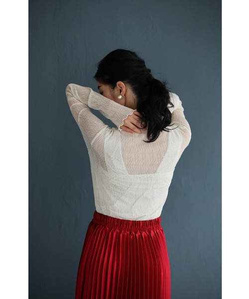 cawaii(カワイイ)の「あなたを引き立てる 宝石インナー(Tシャツ/カットソー・レディース・ホワイト/ブラック・FREE)」の14枚目の写真