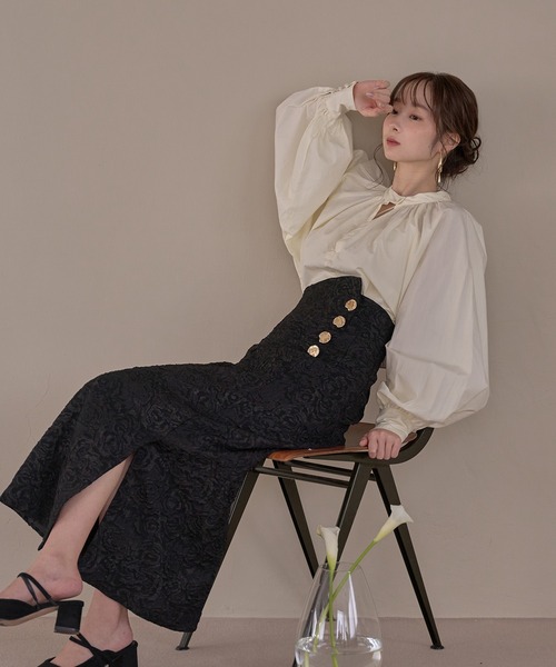 jacquard skirt / ジャガードスカート（スカート）｜mideal（マイ