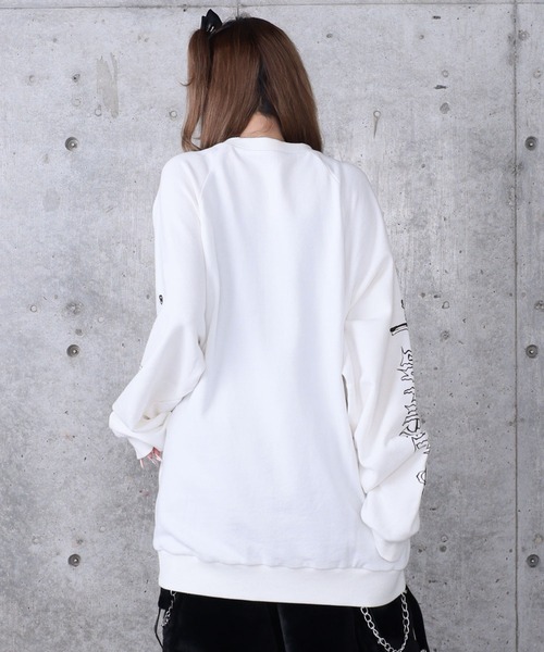 Amilige（アミリージュ）の「Bear who lost loveプリントスウェット