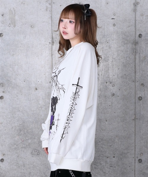 Bear who lost loveプリントスウェット（スウェット）｜Amilige