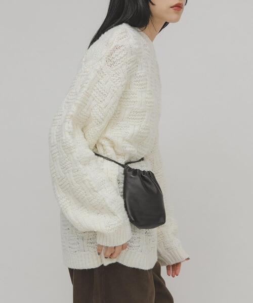 セール】グリッドパターンニット（ニット/セーター）｜KBF