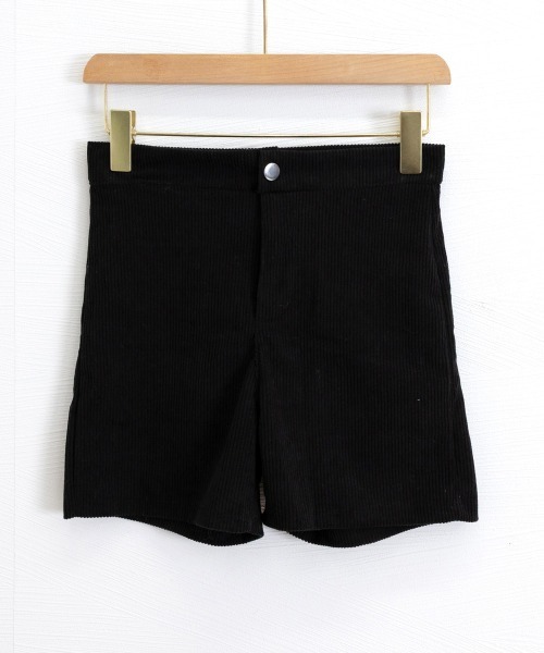 セール】コーデュロイショートパンツ秋冬短パン脚長（デニムパンツ