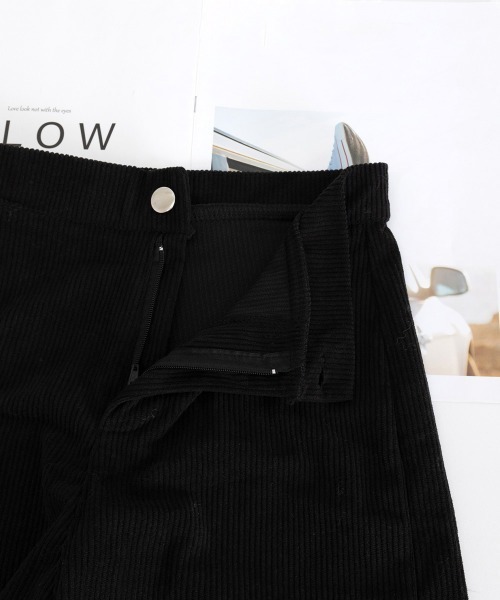 Miniministore(ミニミニストア)の「コーデュロイショートパンツ秋冬短パン脚長(デニムパンツ・レディース・ブラック・L/S/XL/M)」の17枚目の写真