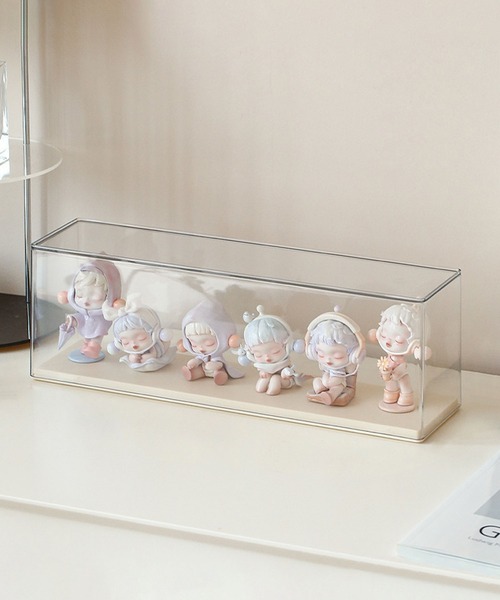 卓上 コレクションケース ディスプレイ 収納 ボックス（掃除グッズ