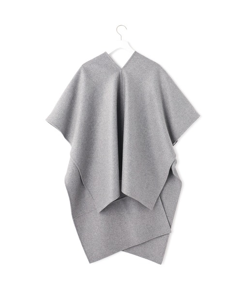 ADAM ET ROPE'（アダムエロペ）の「カシミアブレンドポンチョストール（ストール/ショール・レディース・グレー/ベージュ系その他2・FREE）」の9枚目の写真