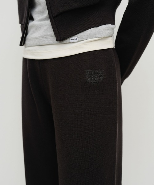 MARITHE + FRANCOIS GIRBAUD(マリテフランソワジルボー)の「W CLASSIC LOGO KNIT PANTS(その他パンツ・レディース・Navy/ブラウン/Black・SMALL/MEDIUM)」の8枚目の写真