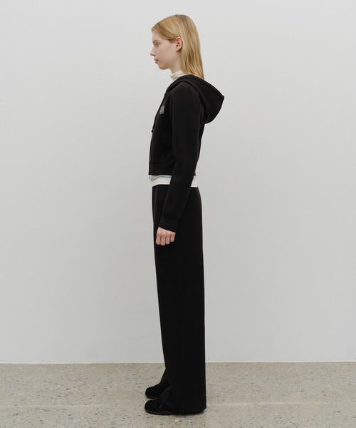 MARITHE + FRANCOIS GIRBAUD(マリテフランソワジルボー)の「W CLASSIC LOGO KNIT PANTS(その他パンツ・レディース・Navy/ブラウン/Black・SMALL/MEDIUM)」の6枚目の写真