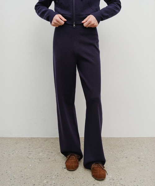 MARITHE + FRANCOIS GIRBAUD(マリテフランソワジルボー)の「W CLASSIC LOGO KNIT PANTS(その他パンツ・レディース・Navy/ブラウン/Black・SMALL/MEDIUM)」の21枚目の写真