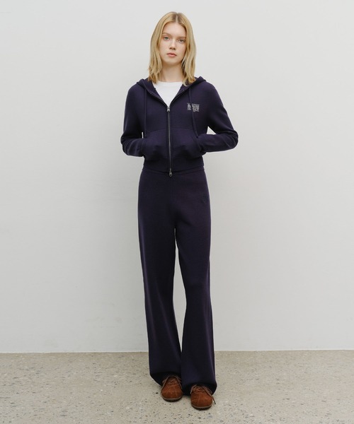 MARITHE + FRANCOIS GIRBAUD(マリテフランソワジルボー)の「W CLASSIC LOGO KNIT PANTS(その他パンツ・レディース・Navy/ブラウン/Black・SMALL/MEDIUM)」の22枚目の写真
