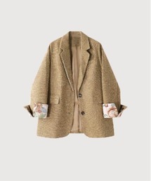 LA POMME jours（ラポミ・ジュール）の「Relaxed Sleeve Stitching Jacket Coat（テーラードジャケット）」