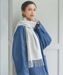 IMC（アイエムシー）の「カシミヤ100％ 無地マフラー（マフラー）」