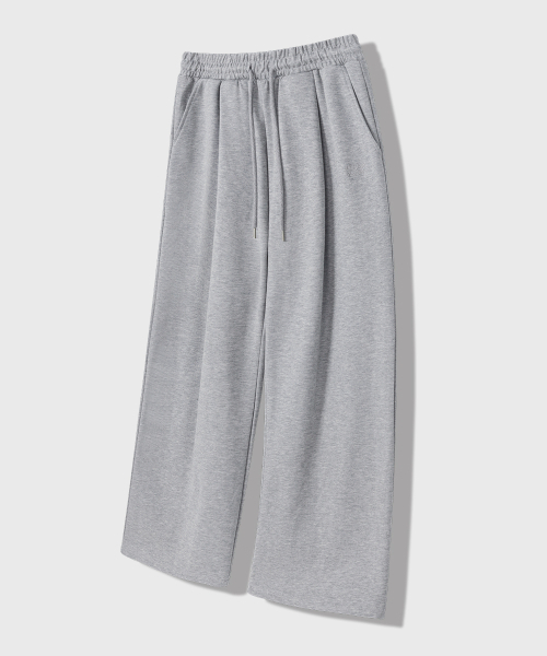 LEMAIN SECOND（リメインセカンド）の「[2PACK] ONE-TUCK WIDE SWEAT PANTS - BLACK/GRAY (NON-FLEECE ver)（スウェットパンツ・メンズ・その他・SMALL/MEDIUM/LARGE/X-LARGE/XX-LARGE）」の5枚目の写真