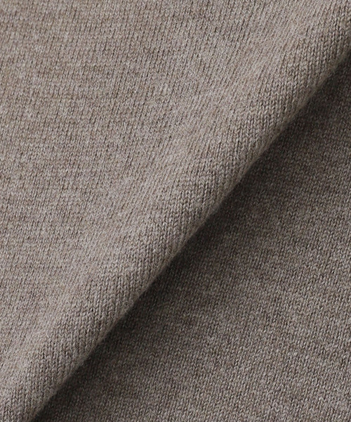 CINOH(チノ)の「【CINOH/チノ 】MIX KNIT(ニット/セーター・レディース・ブラック/ベージュ/ブラウン・FREE)」の5枚目の写真