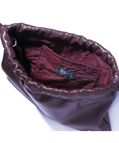IRIS47(イリスフォーセブン)の「【IRIS 47】 swing bag/スウィング バッグ(ハンドバッグ・レディース・ブラウン/ブラック・FREE)」の6枚目の写真