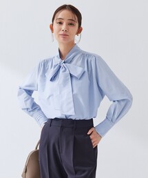 green label relaxing | ［size SHORTあり］ボウタイ ギャザー ブラウス(シャツ/ブラウス)
