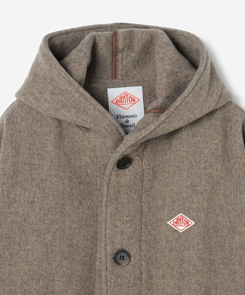 DANTON | ウールライトパイル フードコート WOMEN（その他アウター