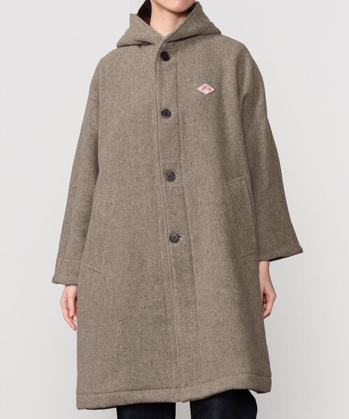 DANTON ウールコート ベージュ Danton（ダントン） コート 34 ベージュ レディース : ZOZOTOWN Yahoo