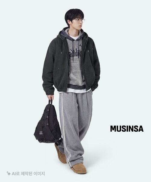 MUSINSA STANDARD（ムシンサスタンダード）の「ウィンター パグ ショートブーツ [ライトブラウン]（ブーツ・レディース・その他・23cm/24cm/25cm/26cm/27cm/28cm）」の18枚目の写真