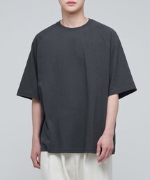 エクストラオーバーサイズラグランTシャツ[ダークグレー]