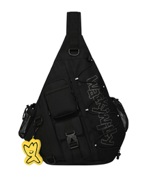 Wacky WiLLy(bL[EB[)[25SS] Mesh String Utility Bag Black(bZW[obO)