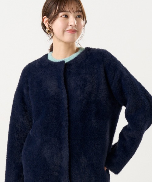 TOKYO SHIRTS（トウキョウシャツ）の「Wフェイス ニット ジャケット