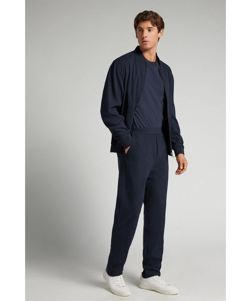 Intimissimi(インティミッシミ)の「フェルト調ファブリック ロングパンツ(その他パンツ・メンズ・ダークグレー/ダークブルー・M/L)」の7枚目の写真