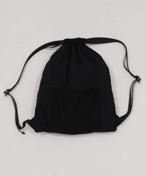 WEGO（ウィゴー）の「WEGO/ポケットデザインナップサック（バックパック/リュック・レディース・グレー/ブラック/ワイン・FREE）」の18枚目の写真