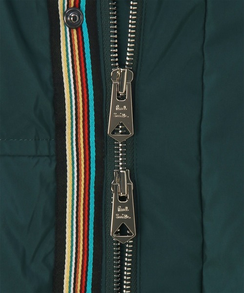 Paul Smith（ポールスミス）の「”Cropped Logo” ダウンコート / 253128 076Z（ダウンジャケット/コート・メンズ・ブラック/グリーン・L2/MEDIUM/LARGE/X-LARGE）」の8枚目の写真