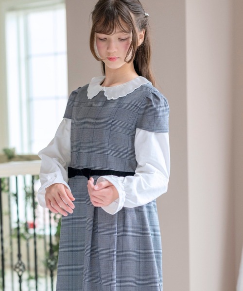 Catherine Cottage（キャサリンコテージ）の「カットソーブラウス　長袖（シャツ/ブラウス・キッズ・ホワイト系2/ホワイト系1・140/130/120/110/160/150）」の4枚目の写真