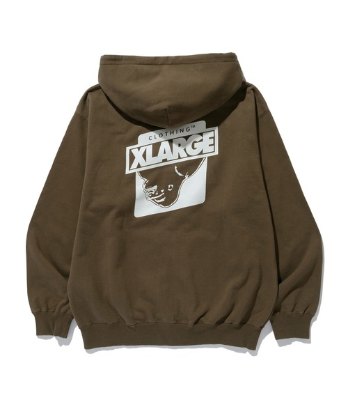XLARGE(エクストララージ)の「【WEB限定】FLIP OG ZIP HOODED SWEATSHIRT(パーカー・メンズ・アッシュ/ブラック/ブラウン・S/M/L/XL)」の9枚目の写真