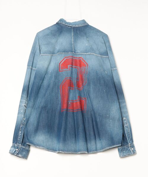 DSQUARED2(ディースクエアード)の「RugbyShirt /0251(シャツ/ブラウス・メンズ・ブルー・46/48)」の2枚目の写真