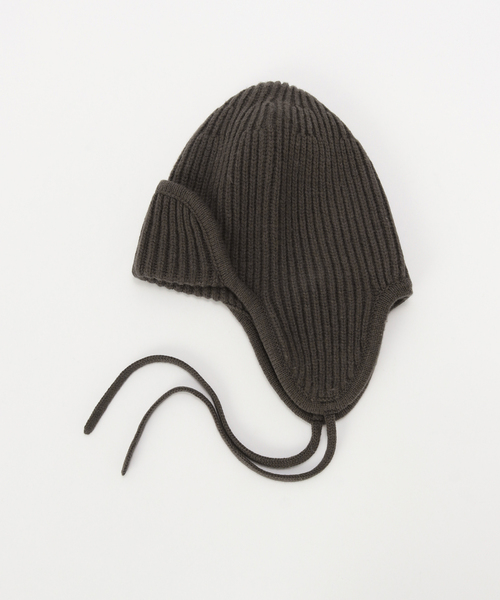 plage（プラージュ）の「flight ビーニー（ニットキャップ/ビーニー・レディース・カーキ/ベージュ・FREE）」の2枚目の写真