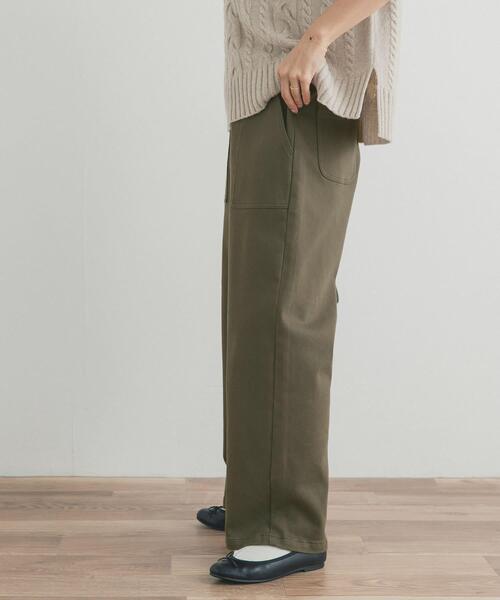 URBAN RESEARCH DOORS(アーバンリサーチドアーズ)の「裏起毛ベイカーイージーパンツ(その他パンツ・レディース・オフホワイト/カーキ・MEDIUM/SMALL)」の14枚目の写真