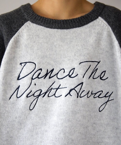 pocket(ポケット)の「配色ラグランロゴニットプルオーバー(ニット/セーター・レディース・ネイビー/グリーン/チャコールグレー・FREE)」の13枚目の写真