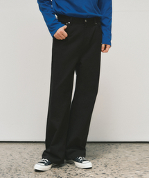 クラシックコットンスティッチパンツ_BLACK(W25-PT27)
