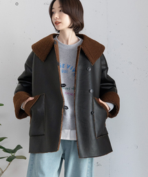 POU DOU DOU | ビッグカラーボンバージャケット(その他アウター)