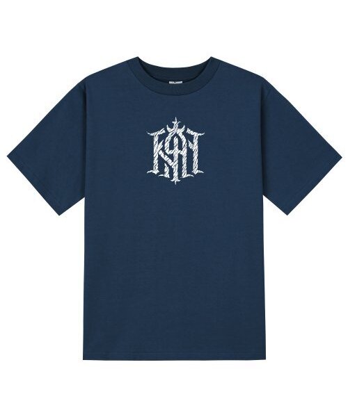 KAN6312(カン6312)の「KTN0176 オールドカン 半袖Tシャツ - ネイビー(Tシャツ/カットソー・メンズ・その他・SMALL/MEDIUM/LARGE/X-LARGE)」の1枚目の写真