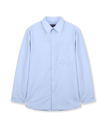 LOOSE FIT CREASE COTTON SHIRTS SKY BLUE
