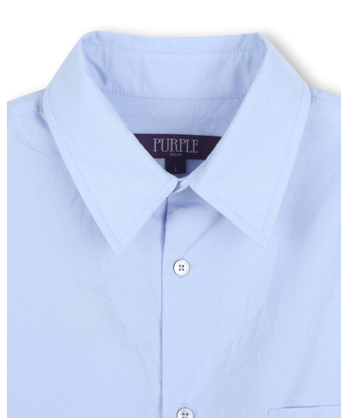 BESLOW（ビースロー）の「LOOSE FIT CREASE COTTON SHIRTS SKY BLUE（シャツ/ブラウス・メンズ・その他・SMALL/MEDIUM/LARGE/X-LARGE）」の2枚目の写真