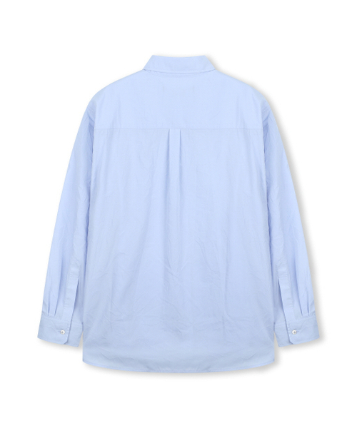 BESLOW（ビースロー）の「LOOSE FIT CREASE COTTON SHIRTS SKY BLUE（シャツ/ブラウス・メンズ・その他・SMALL/MEDIUM/LARGE/X-LARGE）」の6枚目の写真