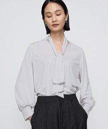 COMME CA | 〔 Sサイズ 〕【ブライトリーセットアップ】ボウタイ ブラウス(シャツ/ブラウス)