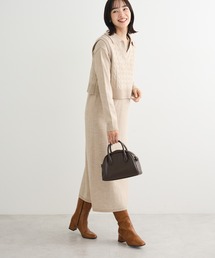 Green　Parks | SET2点ケーブルベスト+ニットワンピース(ワンピース)