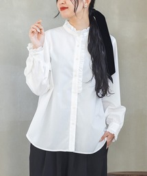 n'OrLABEL | 『ギャザーフリルブラウス』(シャツ/ブラウス)