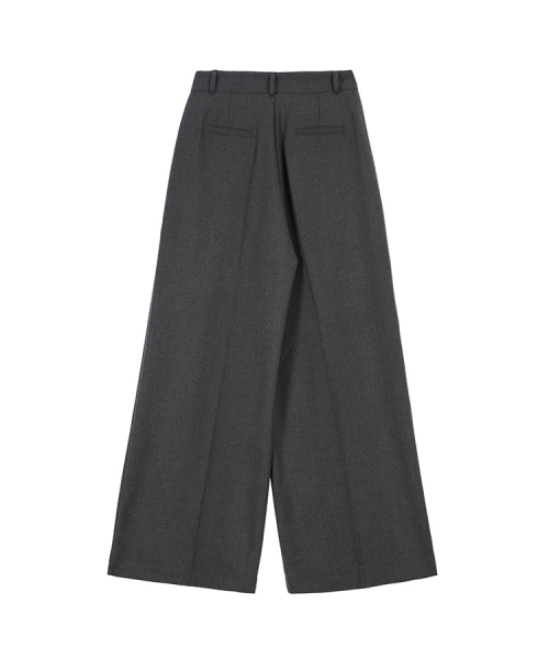 DEHEVE（デヘヴェ）の「Wool Wide Slacks [Gray]（スラックス・レディース・グレー・SMALL/MEDIUM）」の2枚目の写真