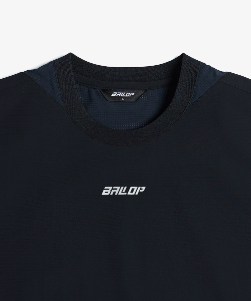 BALLOP(バロップ)の「男性エアリーベントアクティブTシャツブラック(Tシャツ/カットソー・メンズ・ブラック・MEDIUM/LARGE/X-LARGE)」の5枚目の写真
